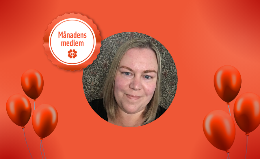 Månadens medlem i april Malin